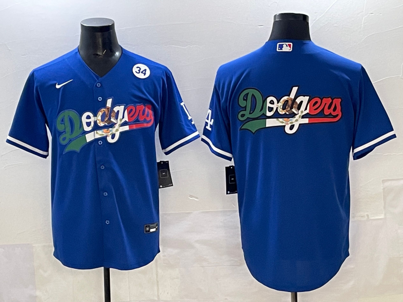 Men Los Angeles Dodgers blank blue Nike 2025 MLB All Star Jersey 0025->los angeles dodgers->MLB Jersey